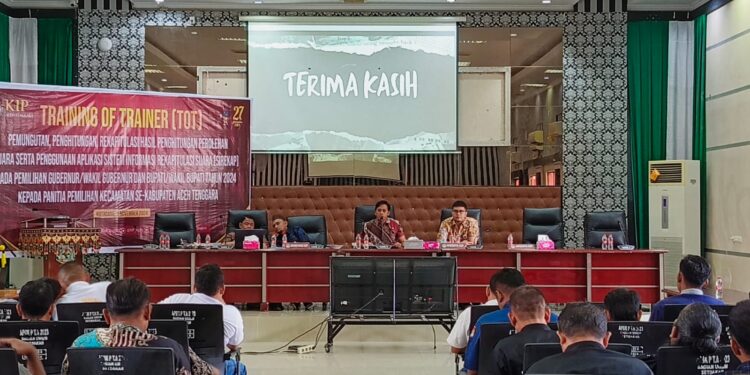 KIP Aceh Tenggara Siapkan KPPS Unggul Sambut Pilkada 2024