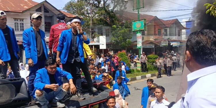 Mahasiswa Aceh Tenggara Demo, Tolak Efisiensi Anggaran Merugikan