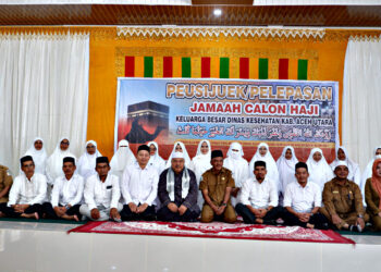 Dinkes Aceh Utara Melepas Pegawai untuk Menunaikan Ibadah Haji