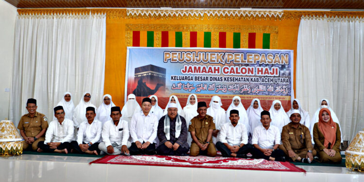 Dinkes Aceh Utara Melepas Pegawai untuk Menunaikan Ibadah Haji