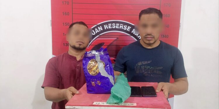 Bawa 830 Gram Sabu, Dua Pria Asal Paya Bakong Ditangkap Polisi