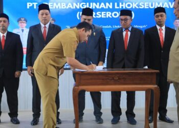 Lantik Direksi dan Dewan Komisaris PTPL, Wali Kota Lhokseumawe Tegaskan Rekrutmen Bersih dan Dorong Kebangkitan Bisnis