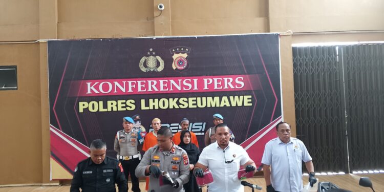 Polres Lhokseumawe Tangkap Terduga Pelaku Pembakaran Rumah di Aceh Utara, Sita Senpi Rakitan