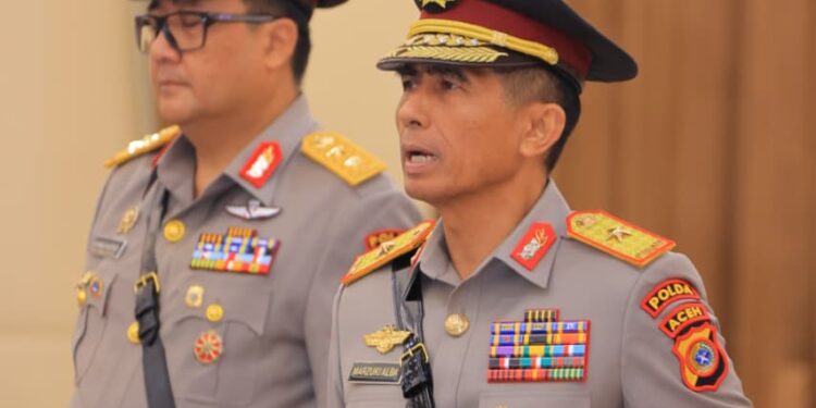 Brigjen Pol Marzuki Ali Basyah Dilantik sebagai Kapolda Aceh