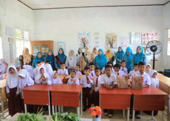 Bunda PAUD Lhokseumawe Edukasi Siswa Tentang Manfaat Ikan Dan Sayur Untuk Cegah Gizi Buruk