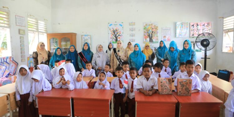 Bunda PAUD Lhokseumawe Edukasi Siswa Tentang Manfaat Ikan Dan Sayur Untuk Cegah Gizi Buruk