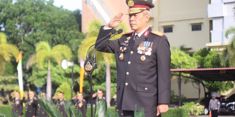 Brigjen Ari Wahyu Widodo Pimpin Upacara HUT ke-80 Kemerdekaan di Polda Aceh