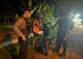 Patroli Presisi Polres Lhokseumawe, Polisi Ajak Remaja Hindari Balap Liar dan Tawuran