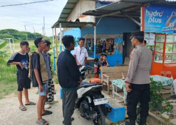 Polsek Banda Sakti Gelar Patroli Cegah Balap Liar di Waduk Pusong Saat Salat Jumat