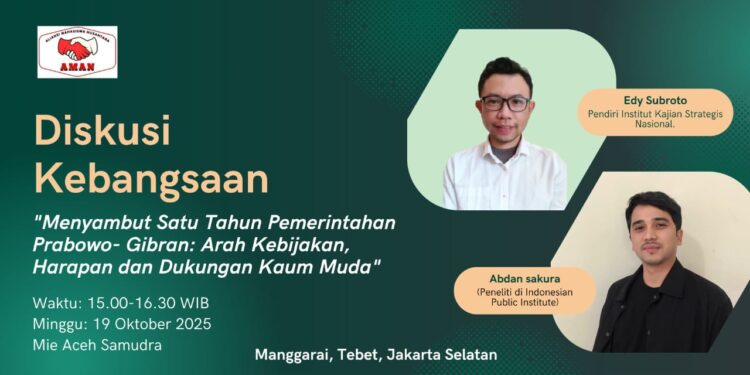 Mahasiswa Adakan Diskusi Publik Beri Dukungan 1 Tahun Pemerintahan Prabowo-Gibran