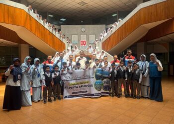 Konsisten Berkontribusi untuk pendidikan di Aceh, Perta Arun Gas terima kunjungan SD IT Muhammadiyah 6