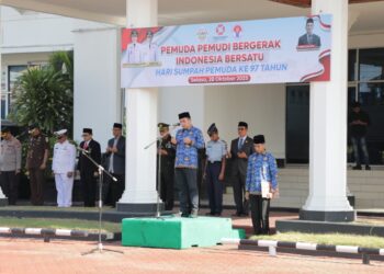 Wali Kota Lhokseumawe Pimpin Upacara Hari Sumpah Pemuda Ke. 97 Semangat Persatuan Peran Pemuda dalam Membangun Bangsa
