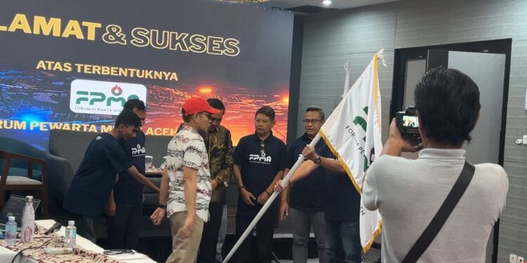 BPMA dan JSMI Aceh Resmi Deklarasikan Forum Pewarta Migas Aceh