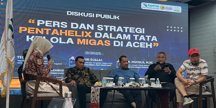 Diskusi Pojok Migas Aceh Bahas Peran Pers dan Strategi Pentahelix dalam Tata Kelola Migas