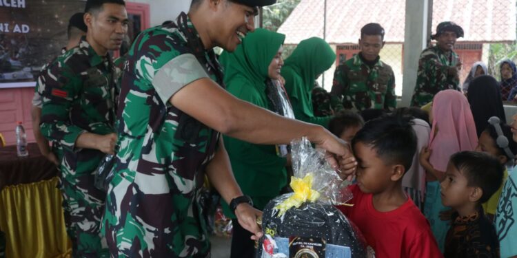 ‎Peringati HUT ke-76 Kavaleri, Yonkav 11/MSC Gelar Bhakti Sosial dan Trauma Healing di Langkahan