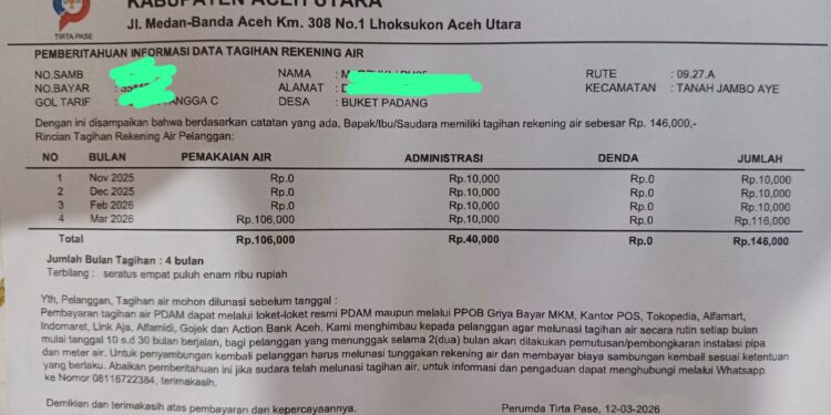 Biaya Administrasi Rp10 Ribu Dipertanyakan, Ketua PWO Minta Perumda Tirta Pase Transparan