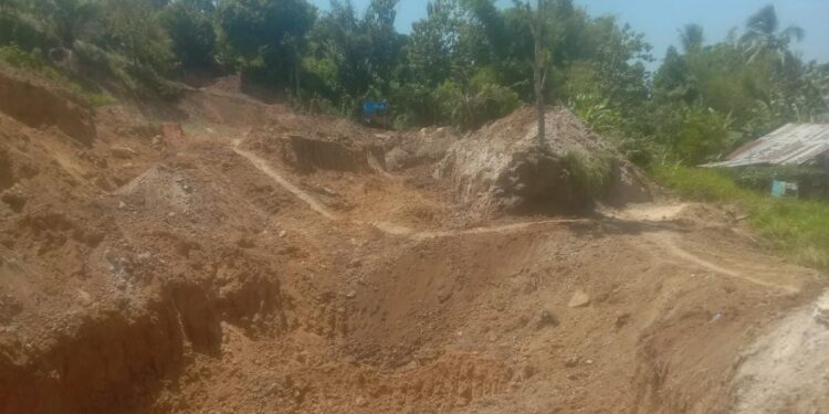 Galian C Ilegal Rusak Akses Petani Meuria Paloh Lhokseumawe, Penegak Hukum Diminta Lidik