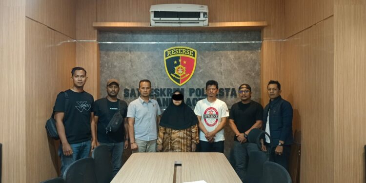 Polresta Banda Aceh Tangkap IRT yang Tukar Mobil Rental dengan Sabu