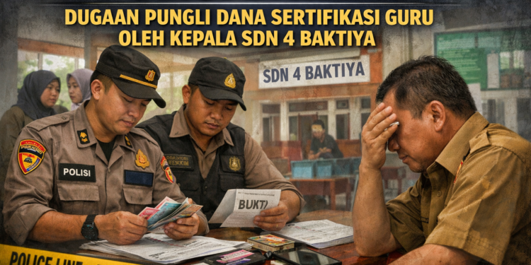 Polisi Dalami, Dugaan Pungli Dana Sertifikasi Guru Oleh Kepala SDN 4 Baktiya