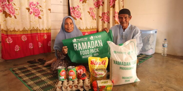 Muslim Aid UK Bersama YKMI Salurkan 1.460 Paket Ramadan untuk Pemulihan Keluarga Terdampak Banjir di Aceh Utara