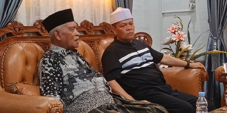 Kapolres Aceh Utara Silaturahmi IdulFitri dengan Ketua MPU, Bahas Kamtibmas