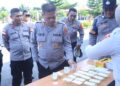 Tak Ada Ruang bagi Anggota yang Terlibat Narkoba, Polres Aceh Utara Tes Urine Mendadak