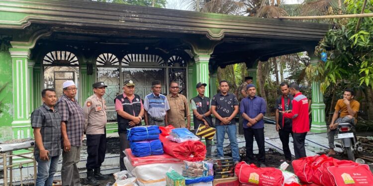 Dinas Sosial Aceh Utara Salurkan Bantuan Darurat di Syamtalira Bayu