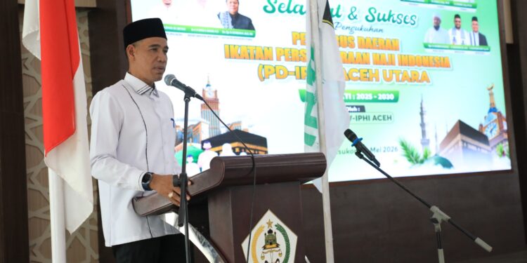 Wakil Bupati Aceh Utara Hadiri Pelantikan Pengurus PD-IPHI Masa Bakti 2025–2030