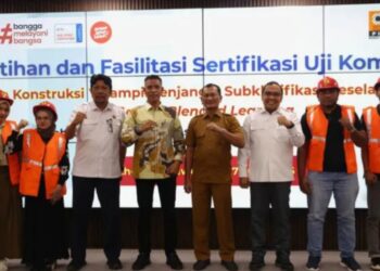 Wabup Aceh Utara Buka Pelatihan dan Uji Kompetensi Tenaga Kerja Konstruksi