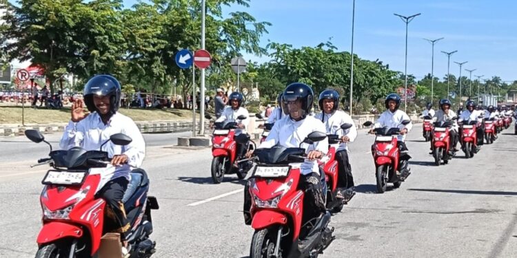 852 Imum Gampong Aceh Utara Terima Motor Operasional, Pemkab Perkuat Pelayanan Syariat Islam Hingga Tingkat Desa