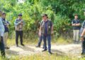 Percepat Pembangunan Huntap, Pemkab Dan Tim Kemen PKP Cek Lahan Di Langkahan