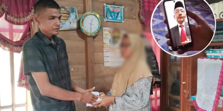 Haji Uma Utus Staf Kunjungi Korban Kekerasan terhadap Anak di Aceh Timur, Serahkan Bantuan