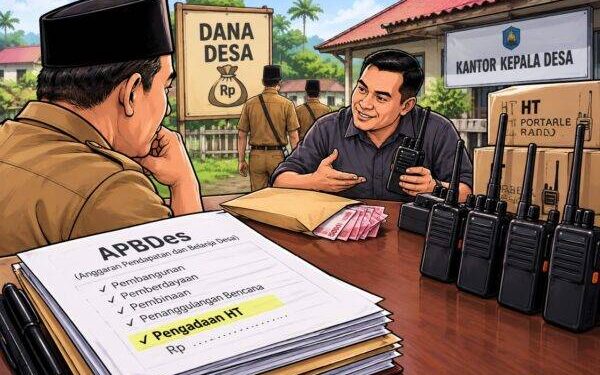 Rp3 Juta per Desa untuk Pengadaan HT di Tanah Luas, Siapa Penggagasnya?