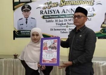 Juara 1 Hifzh 30 Juz, Raisya Annazira Dapat Hadiah Umrah Dari Pemkab Aceh Utara